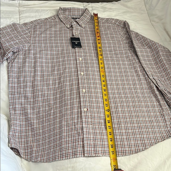 Daniel Cremieux Red and Blue Casual Button Down Shirt - Picture 2 of 13